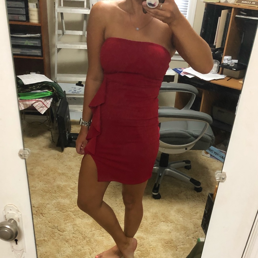Hazel Boutique Red Bodycon Dress